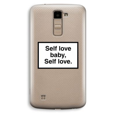 Self love: LG K10 (2016) Transparant Hoesje