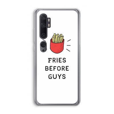 Fries before guys: Xiaomi Mi Note 10 Pro Transparant Hoesje