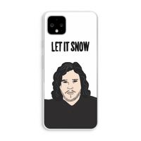 Let It Snow: Pixel 4 XL Transparant Hoesje