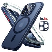 iPhone 15 Pro Classic Pro Case (HaloLock) Set - Frosted Dark Blue