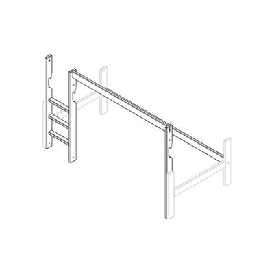 Lifetime rechte trap en onderdelen voor bed 4625