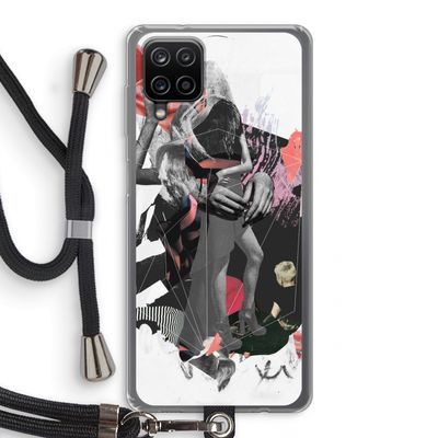 Dissimulation du réel: Samsung Galaxy A12 Transparant Hoesje met koord