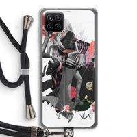 Dissimulation du réel: Samsung Galaxy A12 Transparant Hoesje met koord