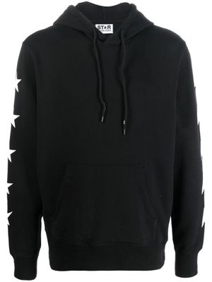 Golden Goose hoodie à motif d'étoiles - Noir