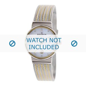 Horlogeband Skagen 355SSGS Staal Bi-Color 14mm