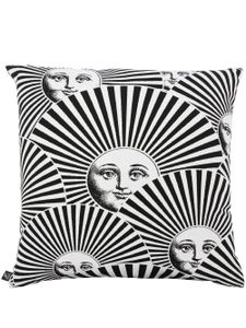 Fornasetti coussin Soli a Ventaglio (60 cm) - Noir