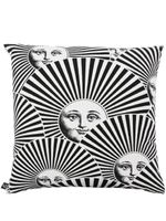 Fornasetti coussin Soli a Ventaglio (60 cm) - Noir - thumbnail