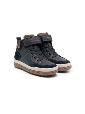 Geox Kids bottines Charz à fermeture scratch - Bleu