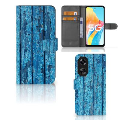 OPPO Reno8 T 5G | Book Style Case | Wood Blue