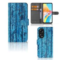 OPPO Reno8 T 5G | Book Style Case | Wood Blue