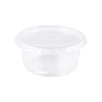 Plastic bak + deksel helder (250x 250cc)