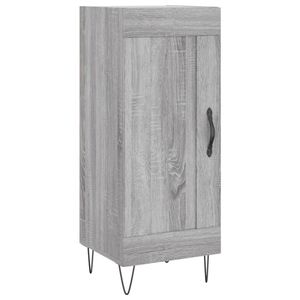 The Living Store Dressoir - Trendy - Opbergkast - Afmeting- 34.5 x 34 x 90 cm - Ken- Metalen poten