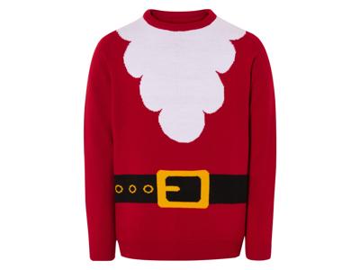 LIVERGY Heren kersttrui (Kerstman, XL)