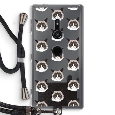 It's a Purrr Case: Sony Xperia XZ2 Transparant Hoesje met koord