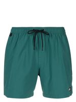 Sundek short de bain rayé à patch logo - Vert