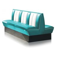 Classic Dubbele Retro Diner Bank Bel Air HW150 Turquoise - thumbnail