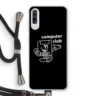 Floppyhead: Samsung Galaxy A70 Transparant Hoesje met koord