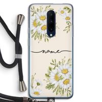 Daisies: OnePlus 7 Pro Transparant Hoesje met koord
