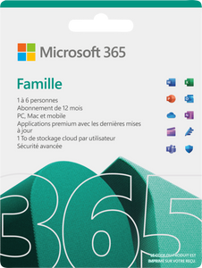 Microsoft 365 Family Kantoorsuite 1 licentie(s) Frans 1 jaar