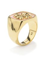 Goossens Talisman Clover signet ring - Or