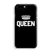 Queen zwart: Volledig Geprint iPhone 7 Plus Hoesje