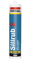 Soudal Silirub 2 | Siliconenkit | Eik | 300 ml - 101080