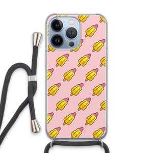 Waterijsjes: iPhone 13 Pro Transparant Hoesje met koord
