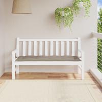 VidaXL Tuinbankkussen 150x50x7 cm oxford stof taupe