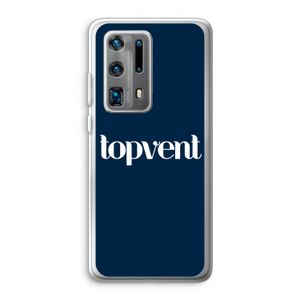 Topvent Navy: Huawei P40 Pro Plus Transparant Hoesje