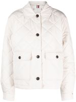 Tommy Hilfiger padded diamond-quilted jacket - Tons neutres - thumbnail