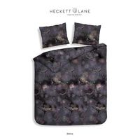 Heckett & Lane dekbedovertrek Betina - paars - 140x220 cm - Leen Bakker - thumbnail