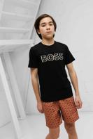 Hugo Boss 3D Logo T-Shirt Kids Zwart - Maat 9/10 jaar - Kleur: Zwart | Soccerfanshop