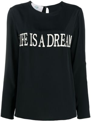 Alberta Ferretti blouse Life Is A Dream - Noir