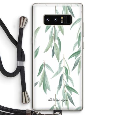 Branch up your life: Samsung Galaxy Note 8 Transparant Hoesje met koord