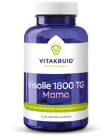 Vitakruid Visolie 1800 TG mama triglyceriden met D3 90 Softgels