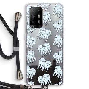 Octopussen: Oppo A94 5G Transparant Hoesje met koord