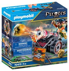 PlaymobilÂ® Pirates 70415 piraat met kanon