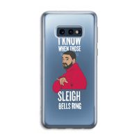 Sleigh Bells Ring: Samsung Galaxy S10e Transparant Hoesje Sleigh Bells Ring: Samsung Galaxy S10e Transparant Hoesje