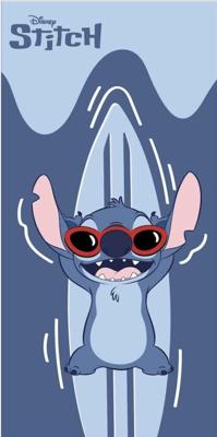 Stitch strandlaken blauw 70 x 140 cm polyester Stitch strandlaken blauw 70 x 140 cm polyester