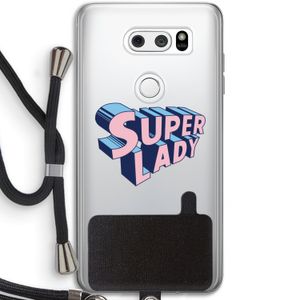 Superlady: LG V30 Transparant Hoesje met koord