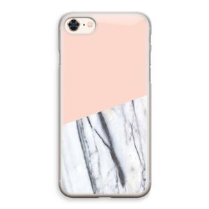 A touch of peach: iPhone 8 Transparant Hoesje