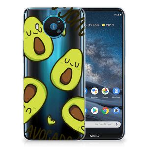 Nokia 8.3 Telefoonhoesje met Naam Avocado Singing