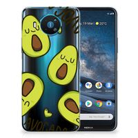 Nokia 8.3 Telefoonhoesje met Naam Avocado Singing