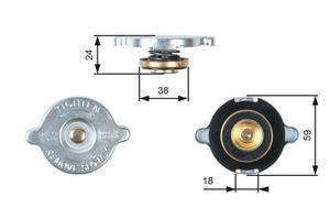 Radiateurdop RC112