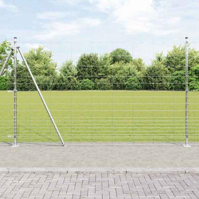 Weidehekwerk Zilver 50 x 1.5 m Gegalvaniseerd staal