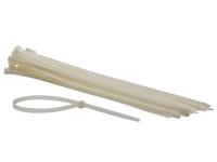 Set met nylon kabelbinders 8.8 x 500 mm wit (50 st.) - Velleman