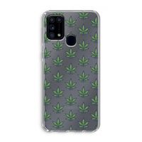 Weed: Samsung Galaxy M31 Transparant Hoesje