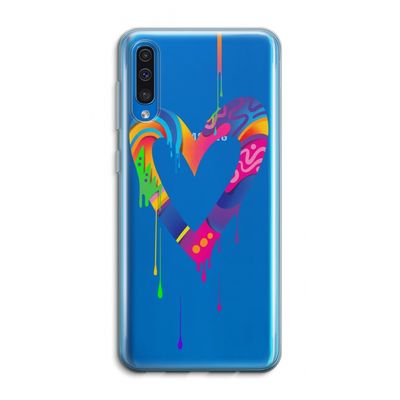 Melts My Heart: Samsung Galaxy A50 Transparant Hoesje