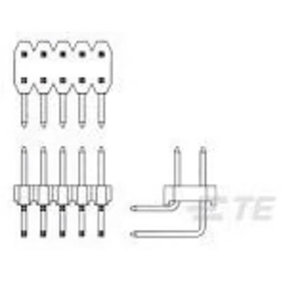 TE Connectivity 3-1775652-4 Male header, inbouw (standaard) Inhoud: 1 stuk(s) Tray