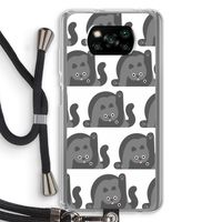 Cats: Xiaomi Poco X3 NFC Transparant Hoesje met koord